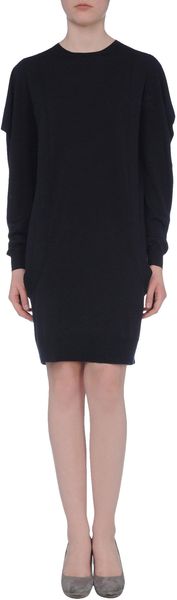 Stella Mccartney Short Dress in Blue - Lyst