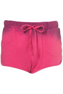 Topshop Dip Dye Jersey Runner Shorts - Lyst