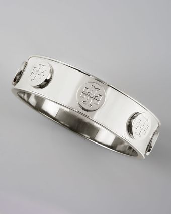  Logostud Bangle Silvertone 