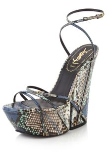 Yves Saint Laurent Baobab Platform Wedge Sandal - Lyst
