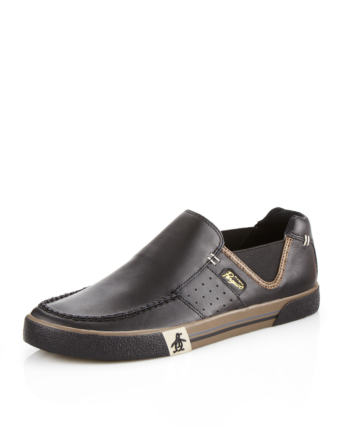 penguin ernie loafer original penguin ernie leather loafer in black for lyst penguin ernie loafer original penguin ernie leather loafer in black for lyst