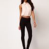 Asos Collection Asos Blouse with Elasticated Hem in Beige (nude) - Lyst