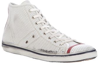 Leather Crown High Top Sneaker - Lyst