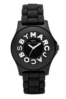 Marc By Marc Jacobs Womens Mode Black Silicone Strap - Lyst