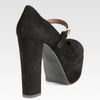 Marni Suede Platform Mary Jane Pumps in Black - Lyst