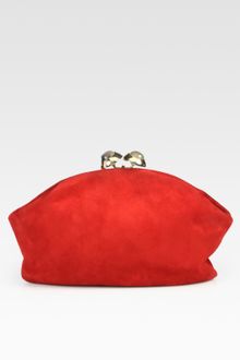 Marni Suede Clutch - Lyst