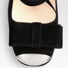 Prada Suede Mary Jane Toe Cap Pumps in Black - Lyst