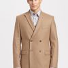 Versace Double Breasted Blazer in Brown for Men (tan) - Lyst