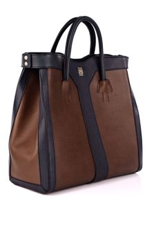 Yves Saint Laurent Double Y Leather Tote - Lyst
