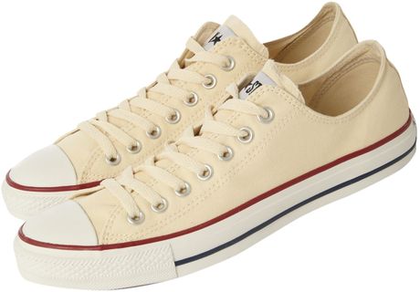 Converse Chuck Taylor All Star Low Top in Beige for Men (ecru) - Lyst
