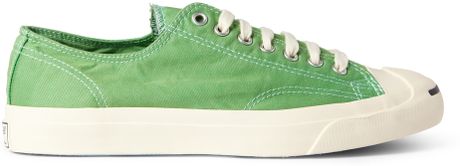 Converse Jack Purcell Cottontwill Sneakers in Green for Men - Lyst