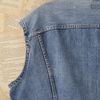 Free People Vintage Distressed Denim Vest in Blue - Lyst