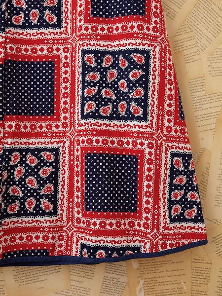 patriotic maxi skirt