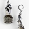 Givenchy Mojave Crystal Drop Earrings in Black (hematite/ black diamond) - Lyst