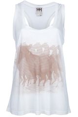 Haute Hippie Horse Print Tank