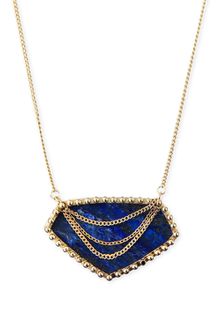 Kendra Scott Jola Lapis Pendant Necklace - Lyst