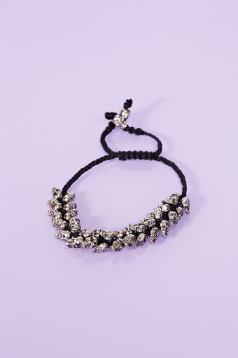 Nasty Gal Band Of Skulls Bracelet Black - Lyst
