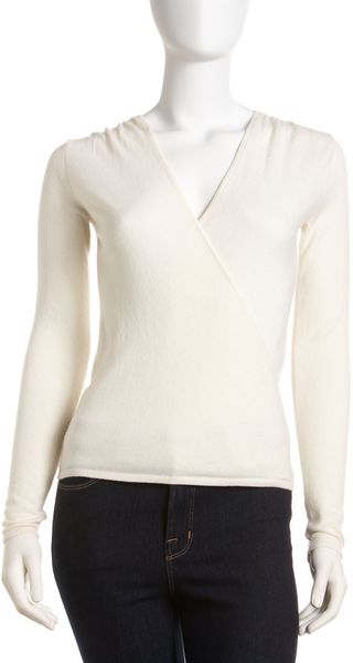  Surplice Cashmere Sweater 