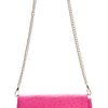 Rebecca Minkoff Ostrich Embossed Beau Clutch in Pink - Lyst