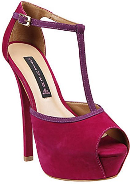 steve madden red platform heels