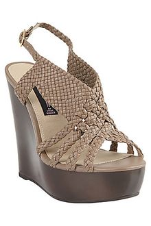 Steve Madden Crossed Wedge Sandals - Lyst