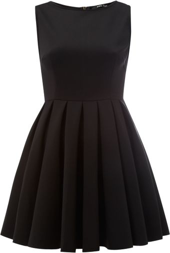 Tfnc Sleeveless Fit and Flare Scuba Dress - Lyst