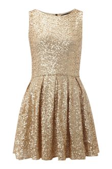 Tfnc All Over Fit and Flare Sequin Dress - Lyst