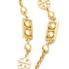 Tory Burch Framed Ball Necklace in Gold - Lyst