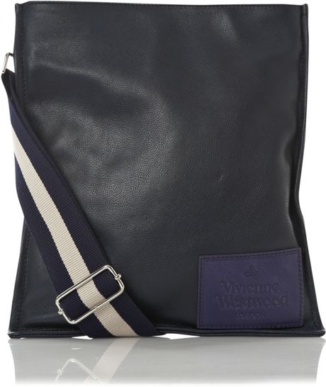 Vivienne Westwood Small Messenger Bag in Blue for Men (navy) - Lyst