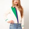 Asos Collection  Shirt with Coloured Placket in Beige (cream) - Lyst