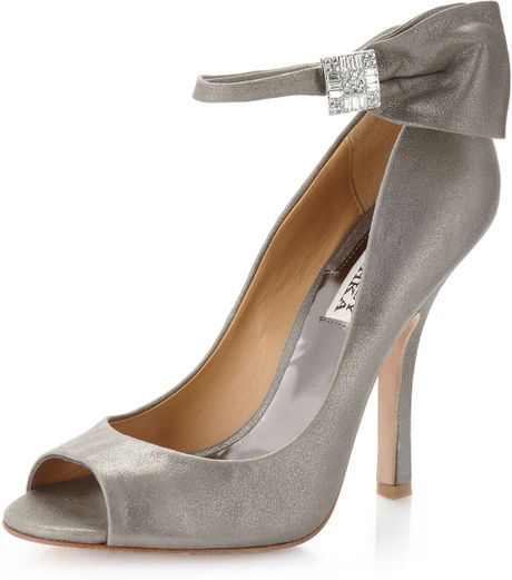 badgley mischka pewter