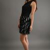 Bianca Nero One Shoulder Feather Dress in Black in Black - Lyst