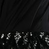 Bianca Nero One Shoulder Feather Dress in Black in Black - Lyst