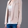 Haute Hippie Open Front Blazer in Beige (nude) - Lyst