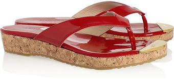  Pence Patent Leather Sandals 