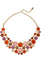 Kenneth Jay Lane 22karat Goldplated Swarovski Crystal and Resin Necklace