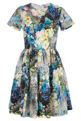 MSGM Floral Dress