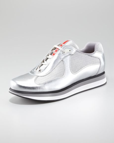 prada platform sole sneakers