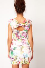 River Island River Island Cocoon Skirted Dress with Bow Back