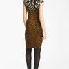 Roberto Cavalli Leopard Print Jersey Dress in Brown (black) - Lyst