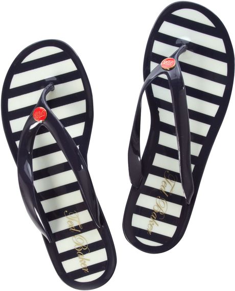 ted baker bag and flip flops