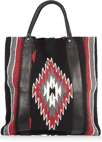 Totem Salvaged Leather And Cotton Tote - Lyst