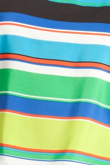 Vince Camuto Tribal Stripe Blouse with Drawstring Hem - Lyst