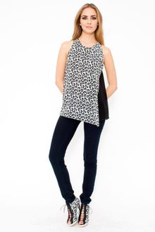 3.1 Phillip Lim Silk Leopard Top - Lyst