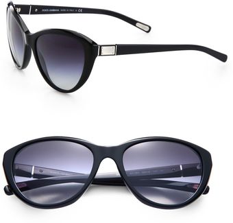 Dolce & Gabbana Cats Eye Acetate Sunglasses - Lyst
