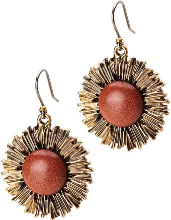 Lucky Brand Sunburst Drop Earrings - Lyst