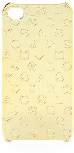Marc By Marc Jacobs Stardust Metallic Iphone Case in Gold - Lyst