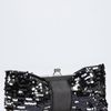 Natasha Couture Sequin Bow Clutch in Black - Lyst