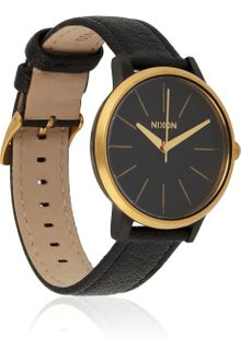 Nixon Kensington Leather and Stainless Steel Watch - Lyst