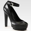 Pour La Victoire Plateau Leather Platform Pumps in Black - Lyst